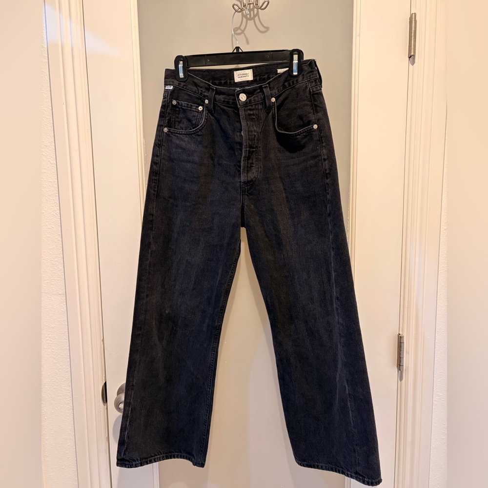 Citizens Of Humanity Dark Wash Gaucho Jeans Sz 25